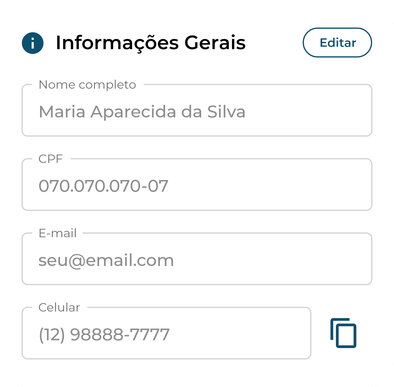 Geração de documentos com 1 clique